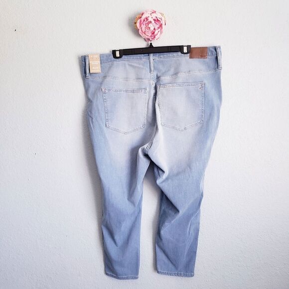 Madewell Plus Light Wash High Rise Roadtripper Jeggings - Picture 9 of 12